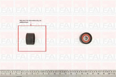 FAI AUTOPARTS t9515 -  Паразитный / Ведущий ролик, зубчатый ремень